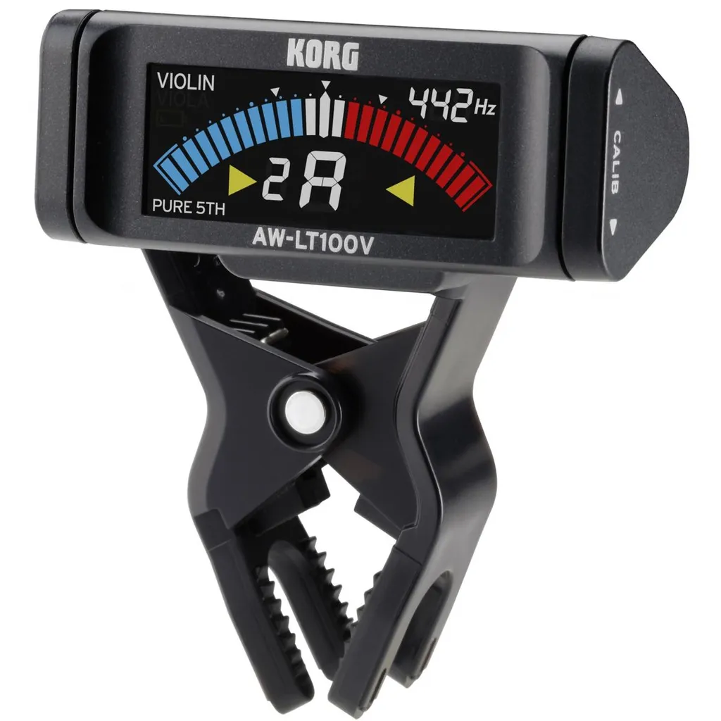 Korg AW-LT100V Accordeur à Pince Dédié pour Violon et Alto Précis