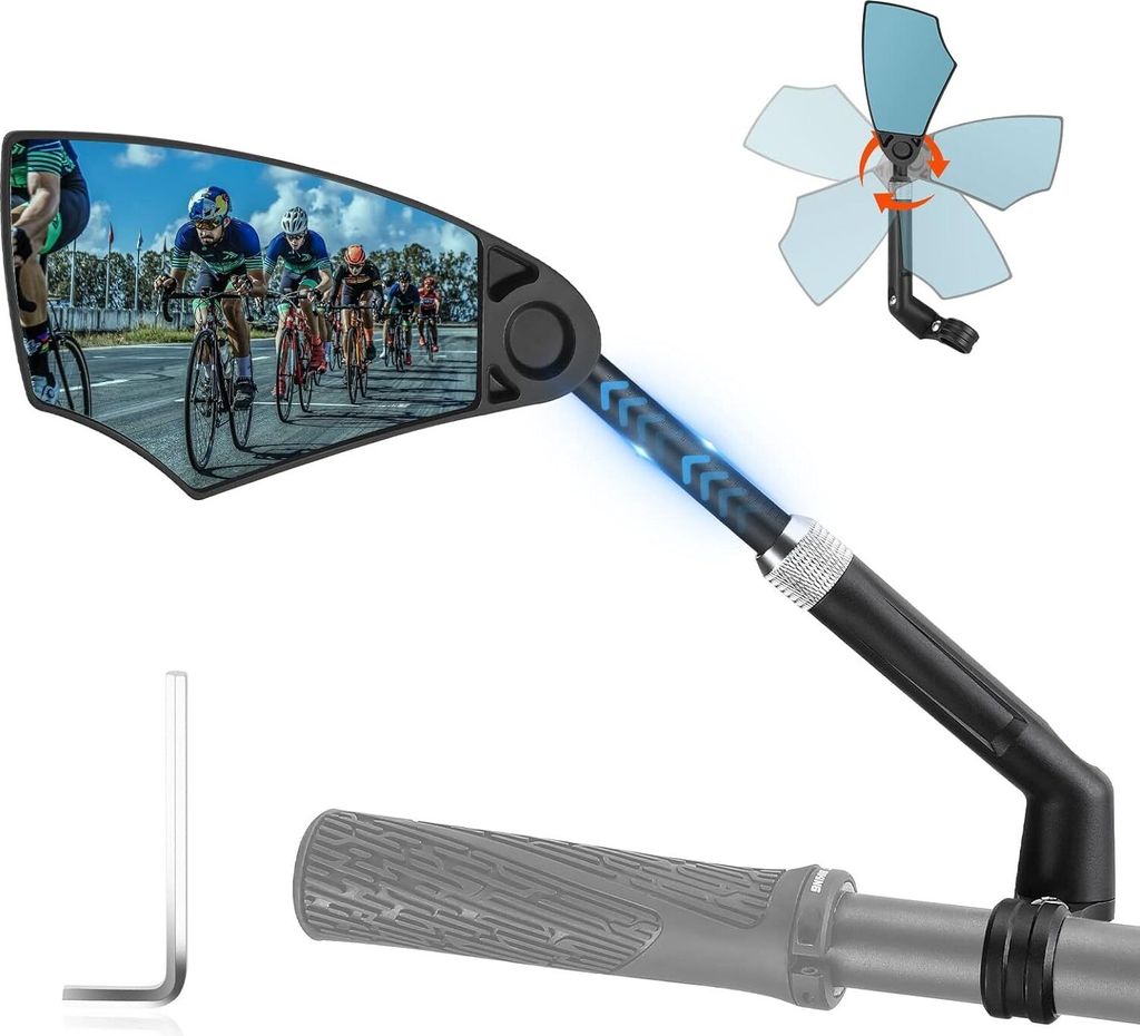 Fahrradspiegel für E-Bike - Fahrradrückspiegel klappbar für Produktbild