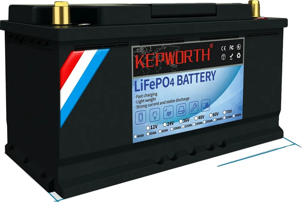 Batterie 12V 100Ah Lithium LiFePO4 Compacte (352mm) - Fini la panne