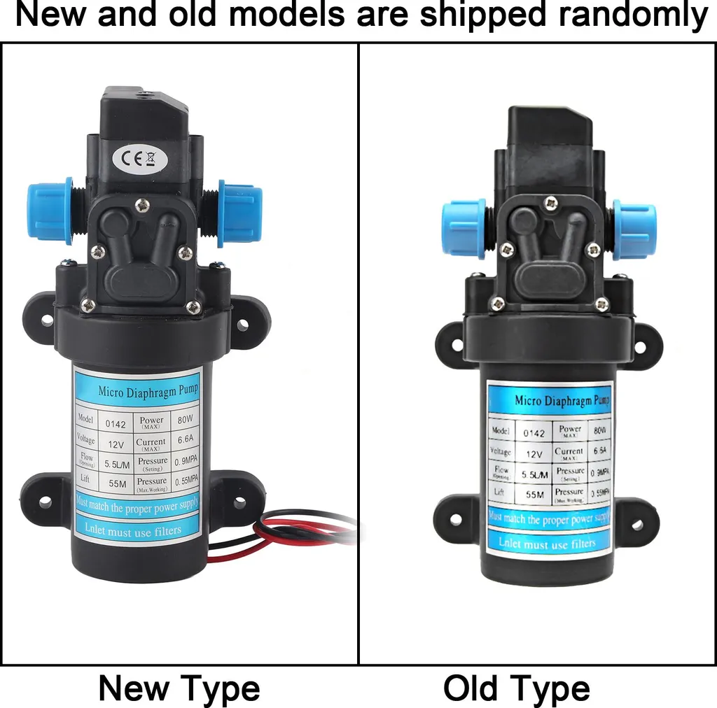 Pompe 12V haute pression auto-amorçante pour résoudre le manque de débit
