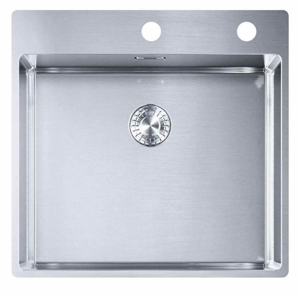 FRANKE sink BOX BXX 210-50 A con valvola a pulsante effetto Immagine del prodotto 