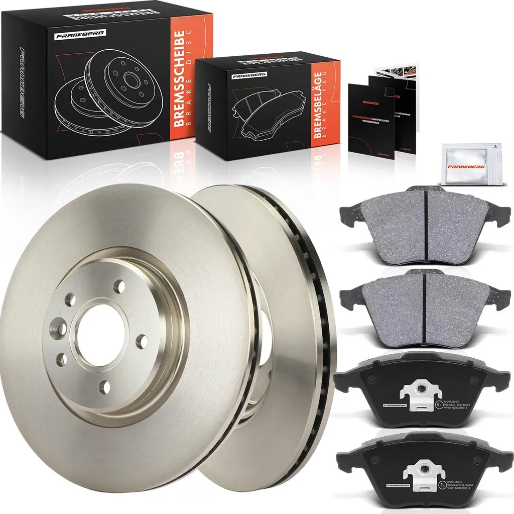 Frankberg Kit de Freinage Avant Disques et Plaquettes pour Volvo V50 S40
