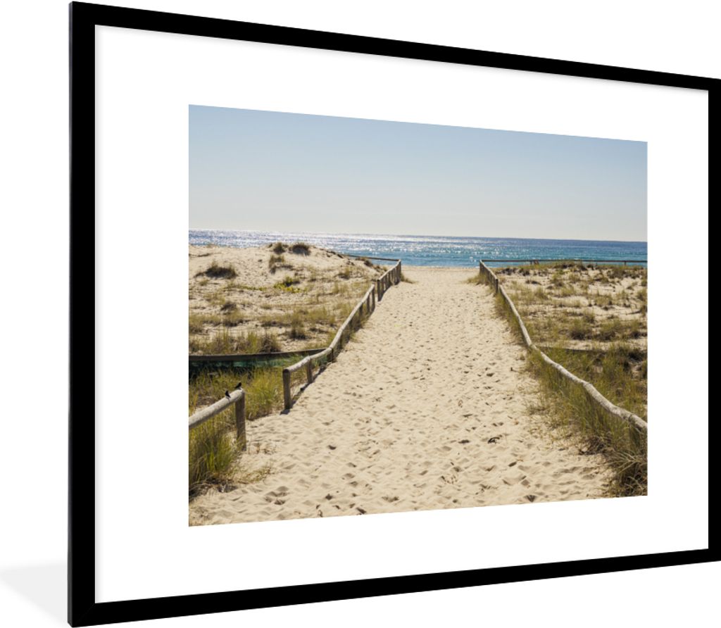 MuchoWow® MuchoWow® Gerahmtes Poster Meer - Sand - Produktbild 