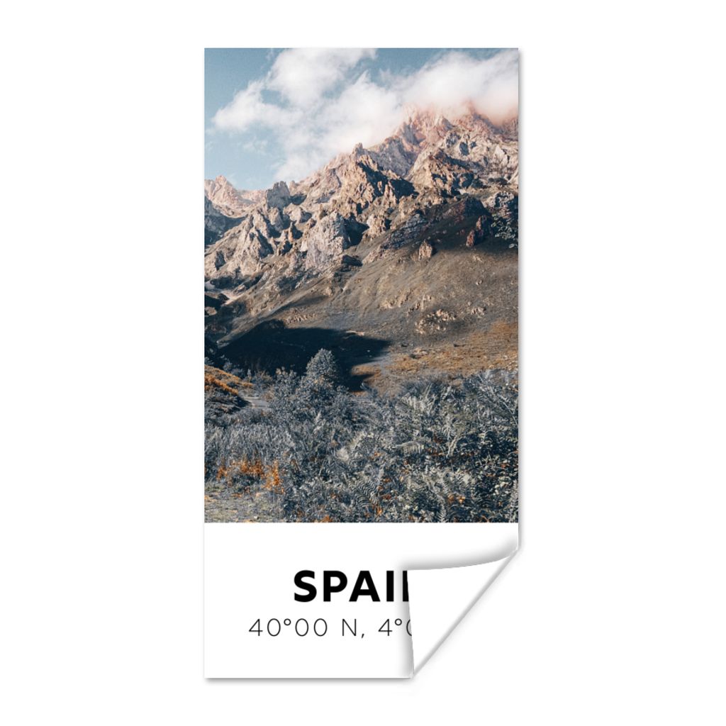 MuchoWow Poster Spanien - Berge - Sommer 40x80 cm - Dekoration