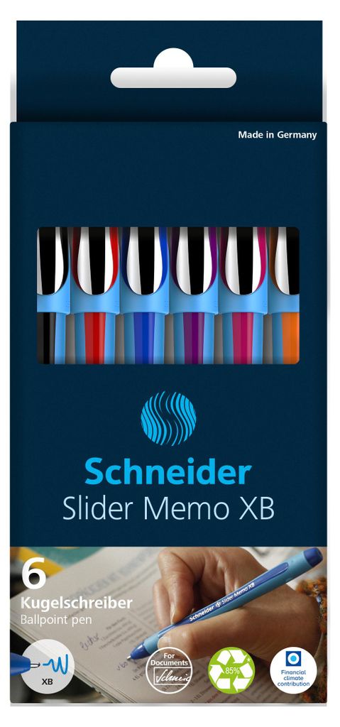 Schneider Schreibgeräte Slider Memo, Spona, Kuličkové pero, Obrázek produktu 