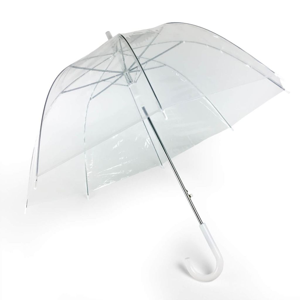 Stockschirm Regen- und Wetterschutz Regenschirm in transparent