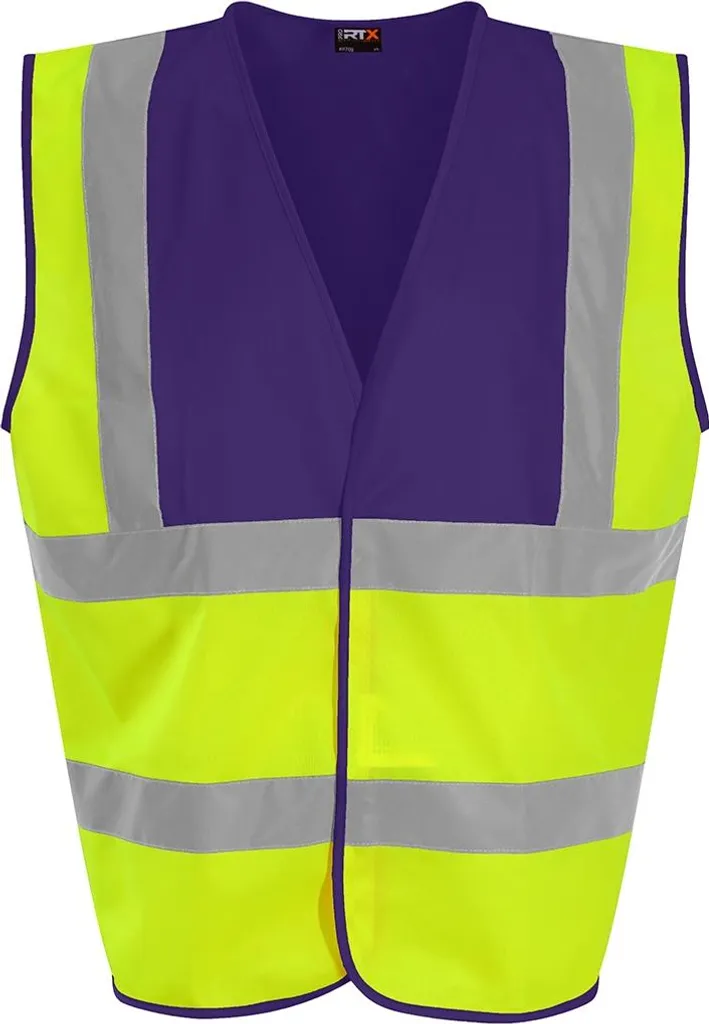 Gilet Alta Visibilità PC4002 PRO RTX Bicolore Giallo Viola Taglia XXL