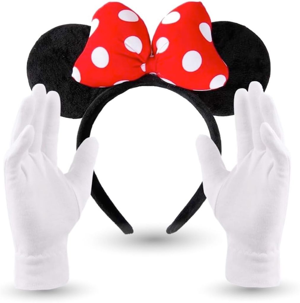 2 en 1 - Minnie Mini Mouse Costume Oreilles Set avec des Image du produit 