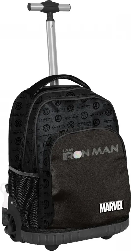 Sac à dos Avengers Iron Man Noir : Finis les dos lourds à l'école