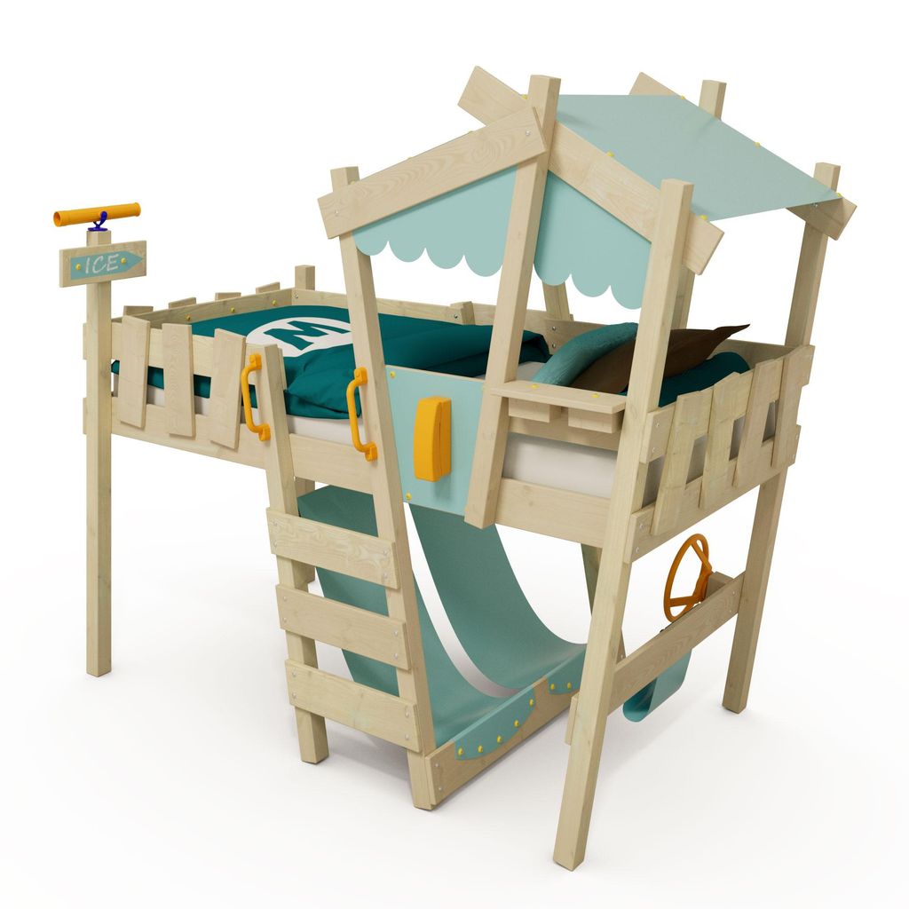 Letto a castello per bambini Wickey CrAzY Snuggy - Blu Immagine del prodotto 