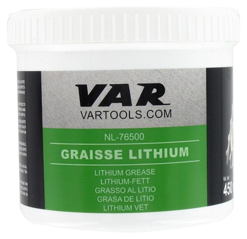 VAR Lithium Lagerfett NL-76500 450 ml 450 - wasserfestes Hochleistungs-Lagerf...