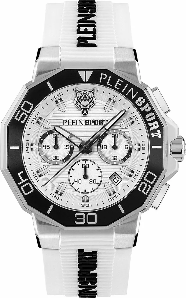 Montre Plein Sport Titanium Homme Chronographe PSAGA0225 Argent 46 mm