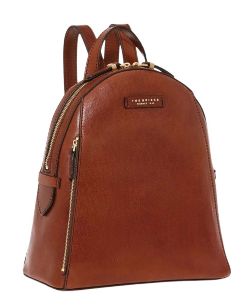 Rucksack The Bridge Costanza Damen Braun Leder