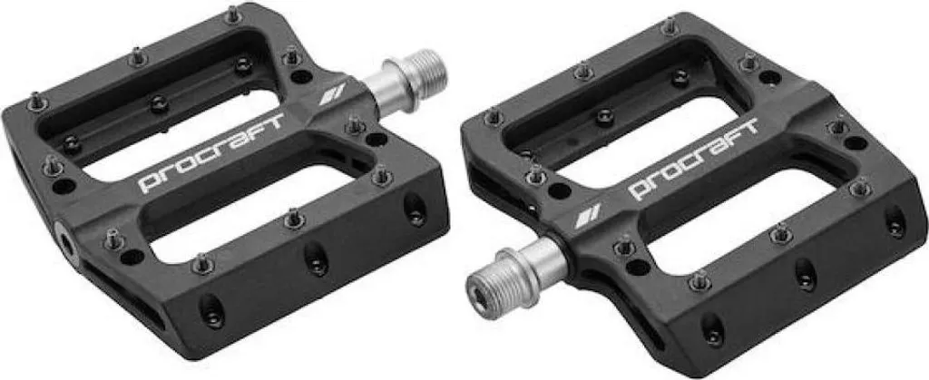 Pédales Plates de Vélo Large Surface Procraft Flat Grip Noir 113mm