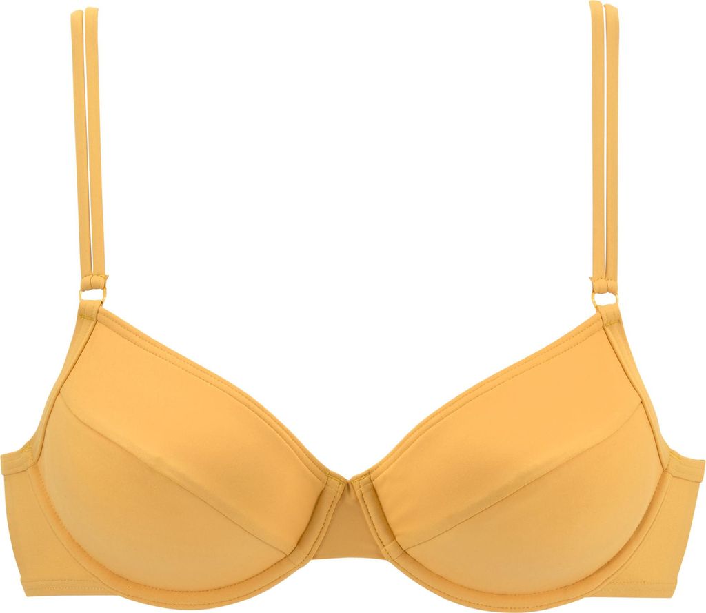 s.Oliver Bügel-Bikini-Top gelb Größe 42 Cup D