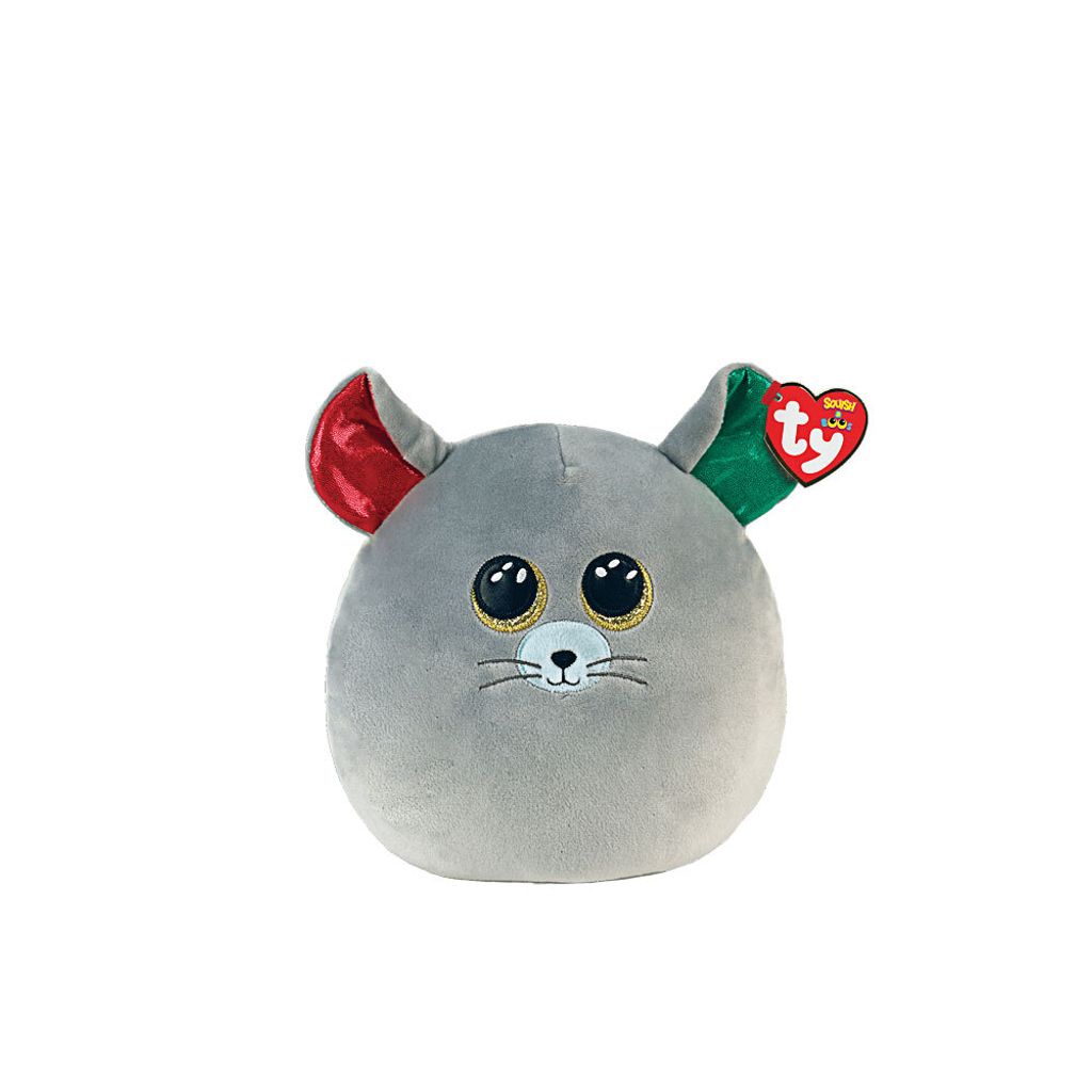 Ty Squish-A-Boo|Ty Ty Chipper Maus - Weihnachten 2021 - Squishy Beanie 20cm