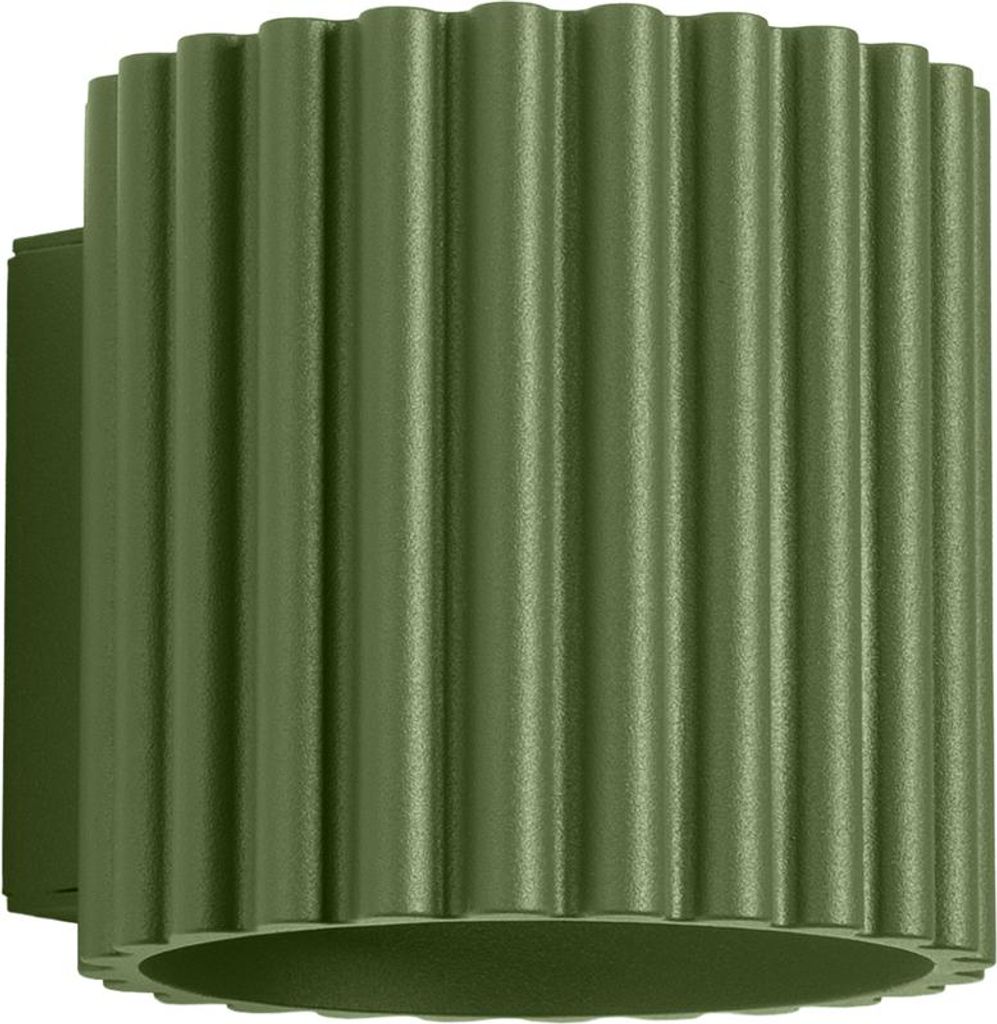 Wandleuchte AURA olivgrün G9 1xG9 10W Aluminium 10x12x10cm Produktbild 