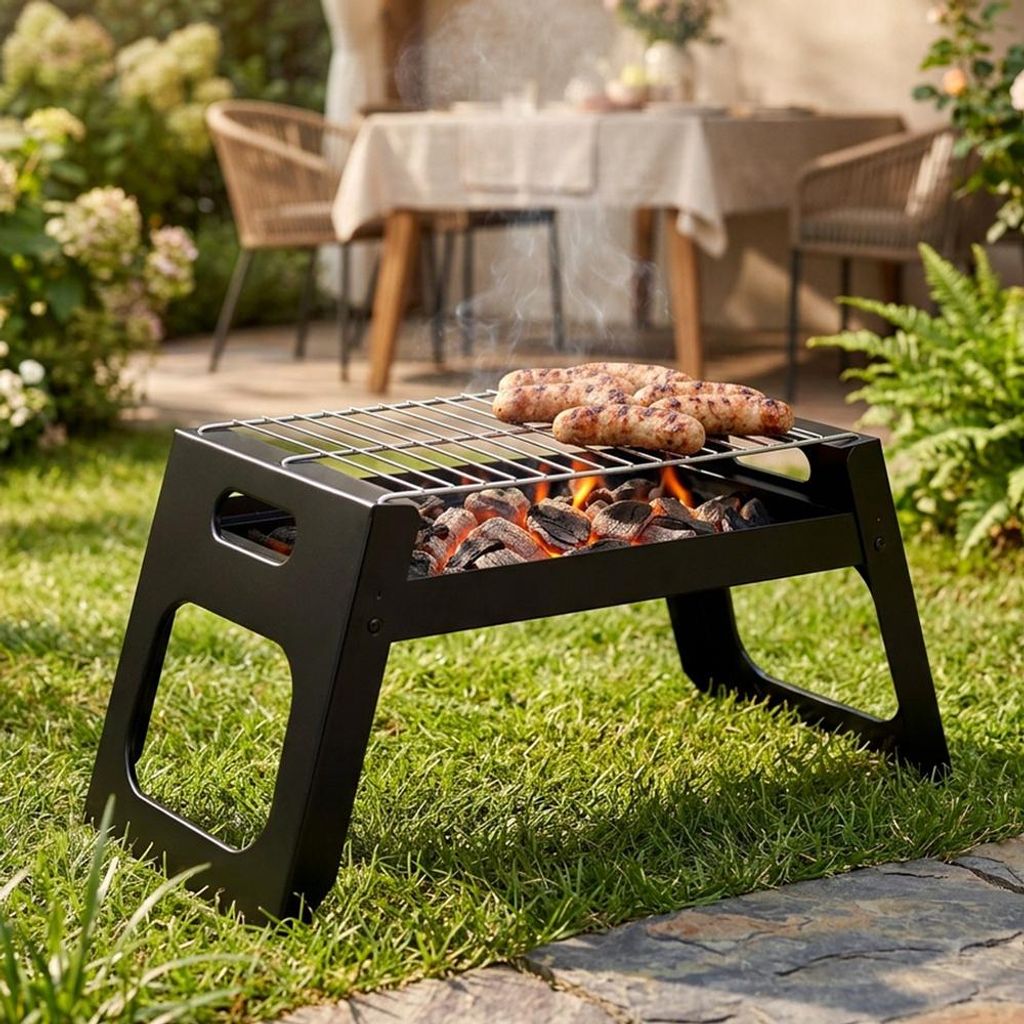 Vilde | Holzkohlegrill Klappbar - 46x22x22 cm