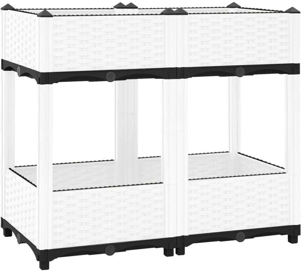 Hochbeet 80x40x71 cm Polypropylen