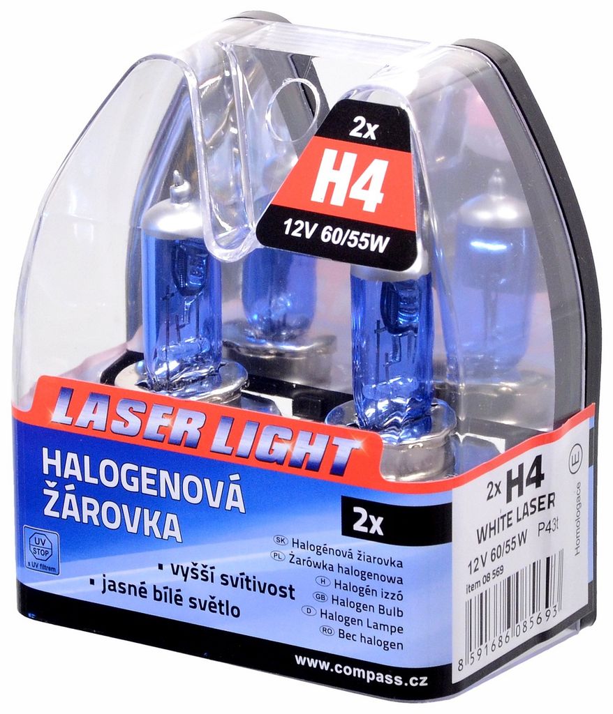 Žárovka H4 12V 55W 2ks