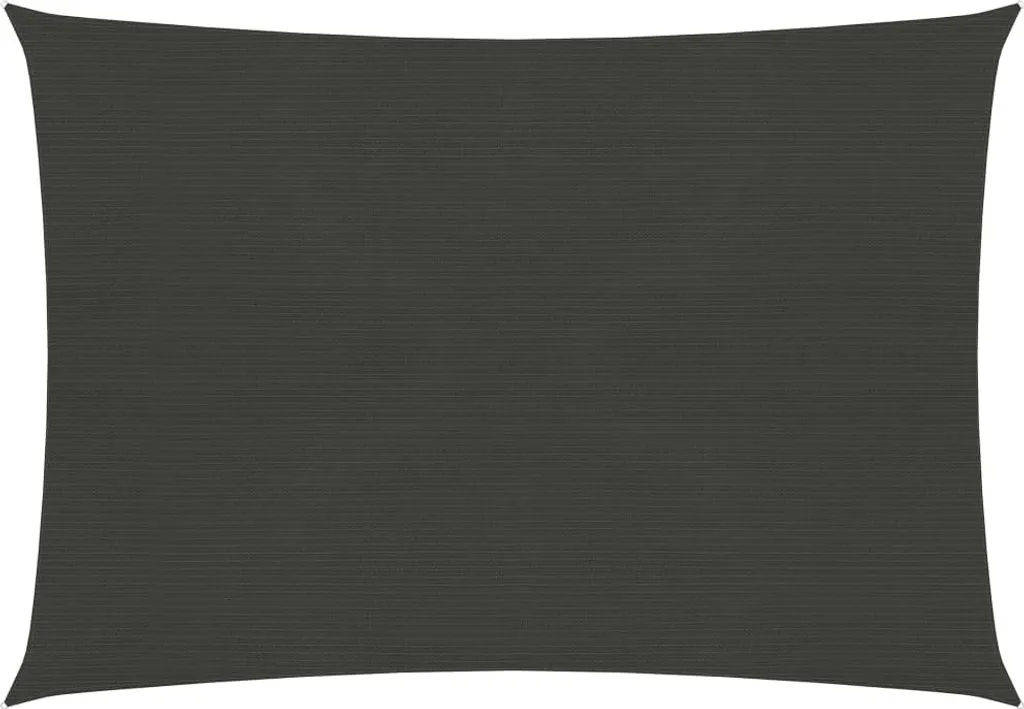 vidaXL Tenda da sole 160 g/m² antracite 2,5x3,5 m HDPE - 14