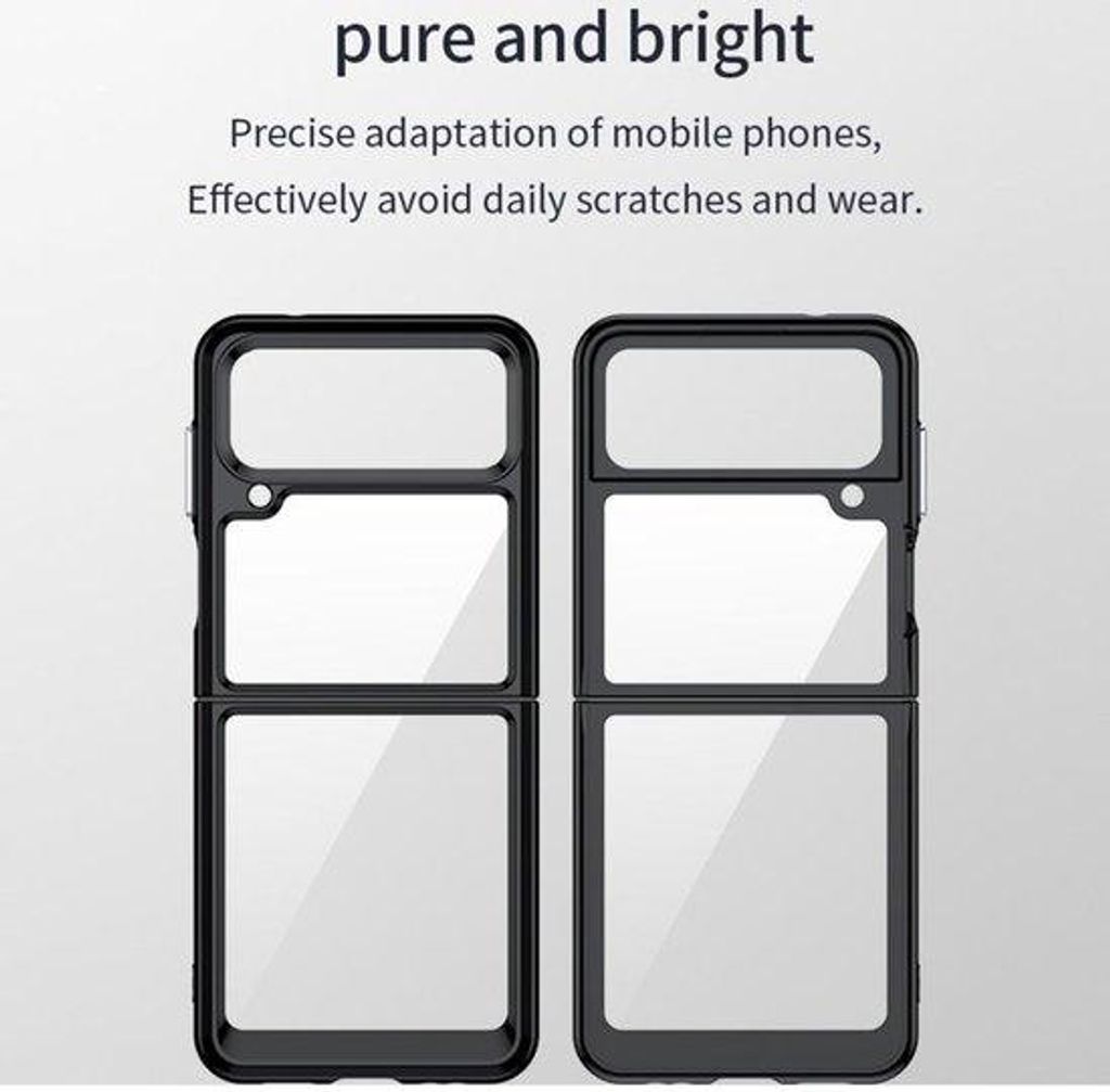 Klare Kunststoff Rückabdeckung für Galaxy Z Flip 4