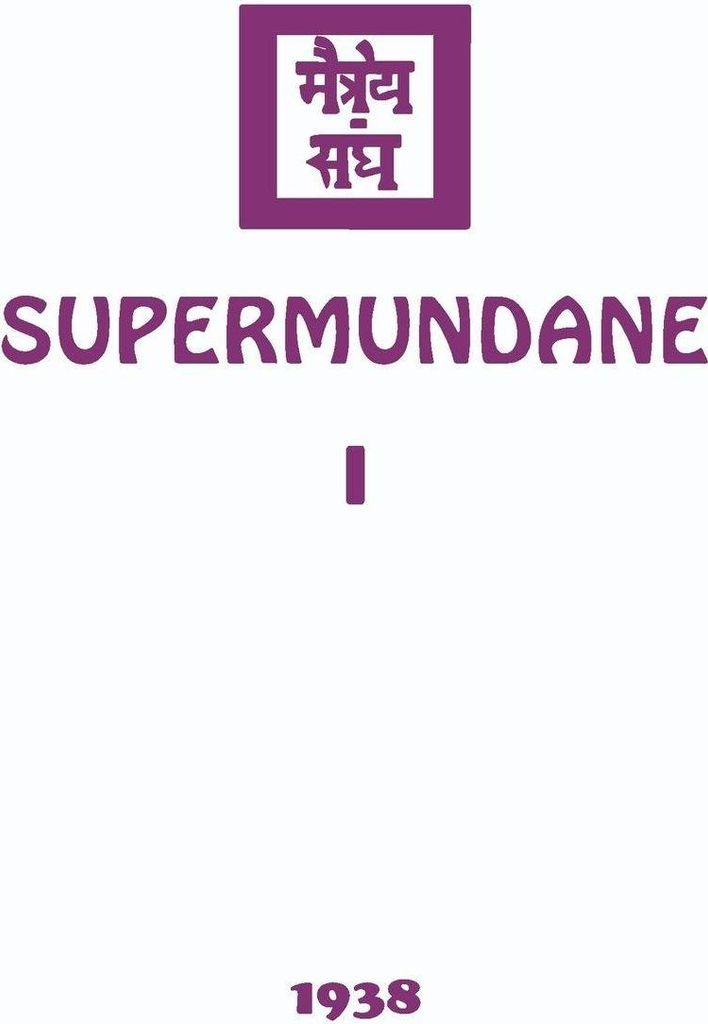 Supermundane I
