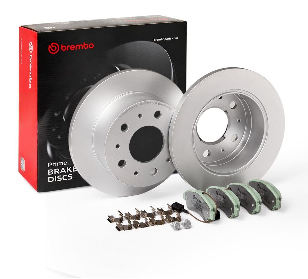 BREMBO Bremsenset Hinten Bremsscheiben Beläge für FIAT Ducato Kastenwagen (250, 290) 280mm
