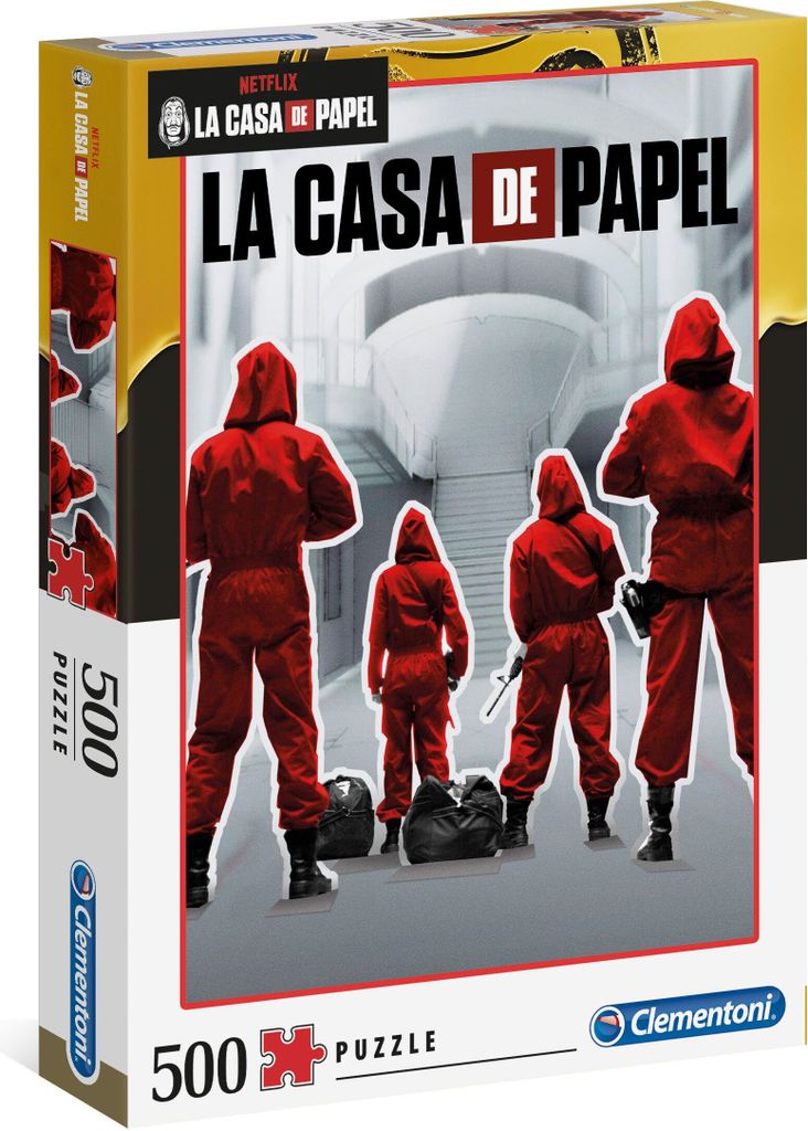 CLEMENTONI Puzzle Netflix: Papierhaus 500 Teile