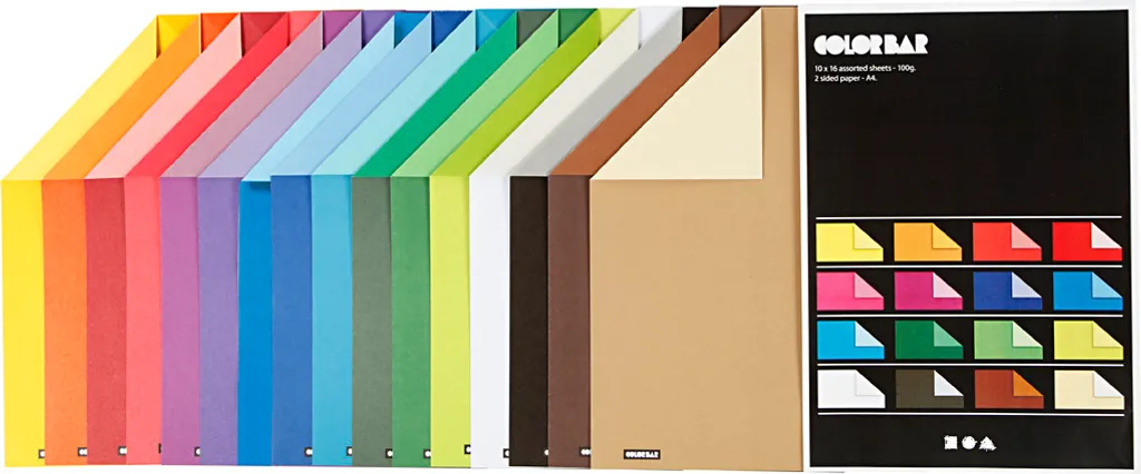Papier Colour Bar 160 feuilles : Ne s'estompe pas, idéal impression