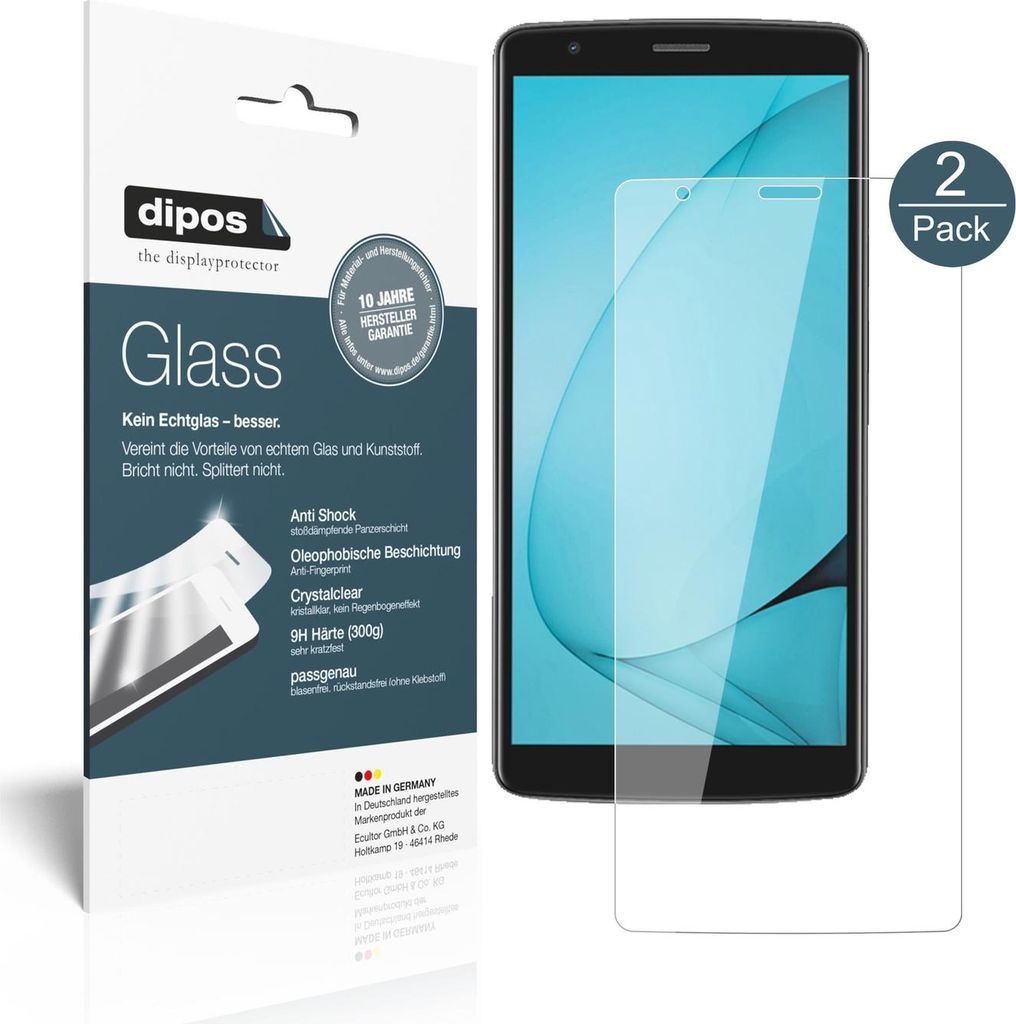 NBR 2x dipos Glass klar Blackview A20