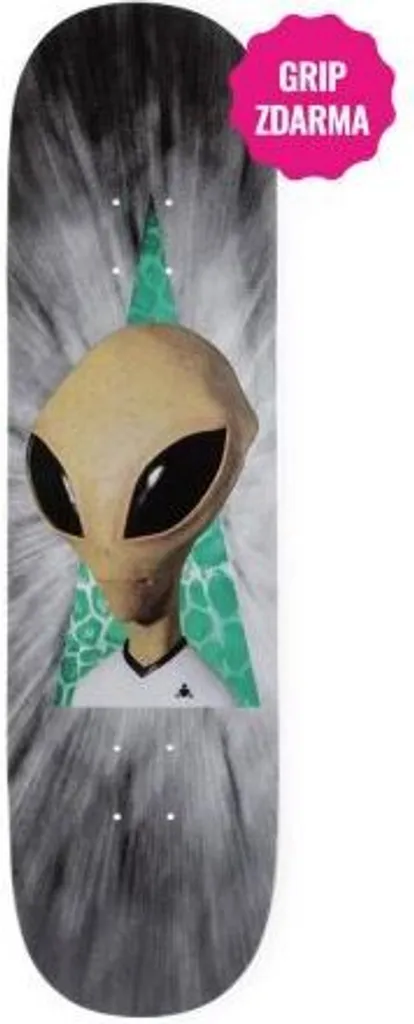 Plateau Skateboard Alien Visiteur Plexi LA Grade 8.5 Pouces