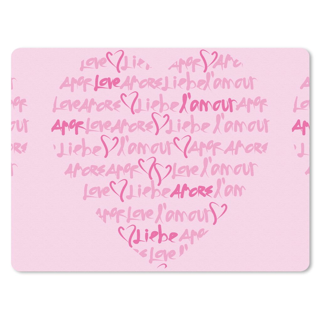 MuchoWow Mauspad Mousepad Valentinstag - Liebe 23x19 cm - Mousepads - Maus Mat - Pad - Mausunterlage - Schreibtischunterlage - Mauspad