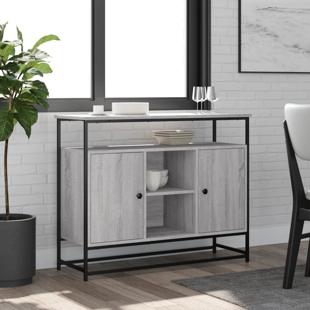 vidaXL Kredens szary Sonoma 100x35x80 cm Materiał Zdjęcie produktu 