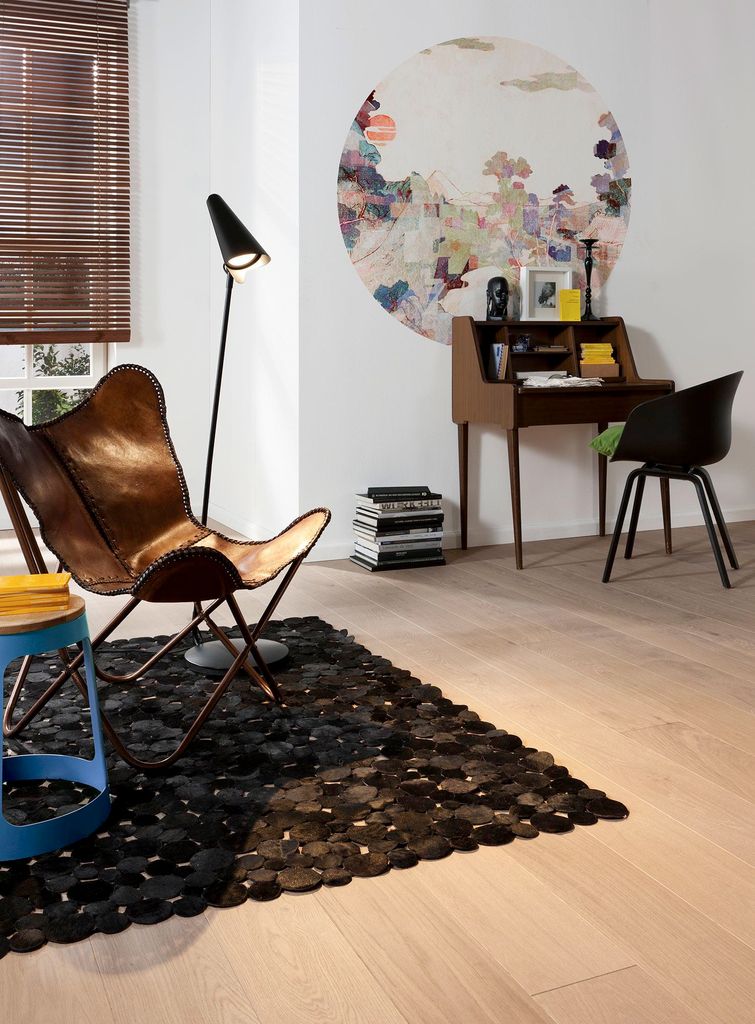 Komar Vlies Fototapete rund und selbstklebend - Impression - Größe: 125 x 125 cm (Breite x Höhe)