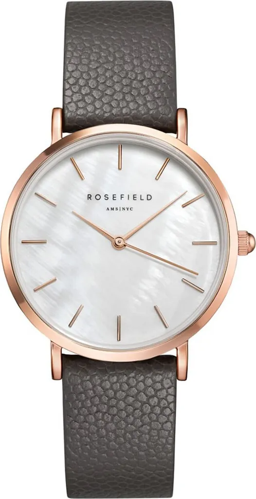 Montre femme légère et confortable en cuir Rosefield UWGCSR-U29