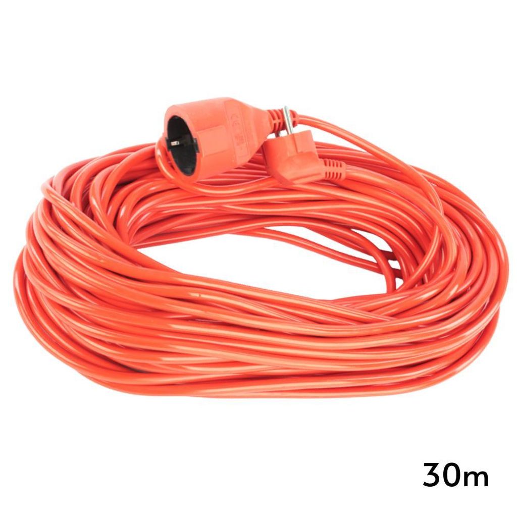 Verlängerungskabel 30 m IP44 Außen Stromkabel orange robust Produktbild 