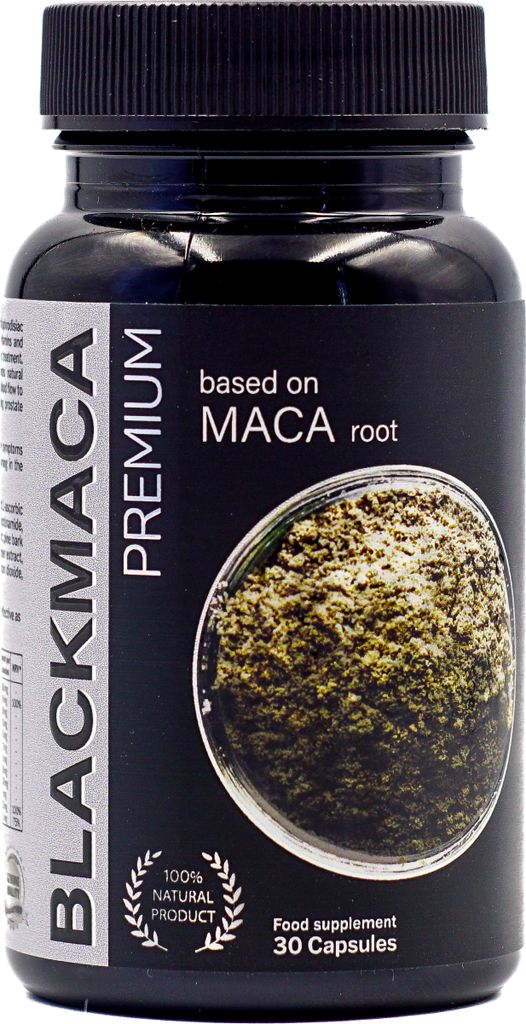 Black Maca Premium Schwarze Peruanische Maca + Tribulus Terrestris | 30 Kapseln