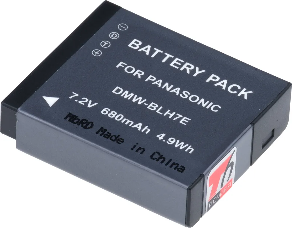 Batteria T6 Power Compatibile Panasonic DMW-BLH7 Lumix GM1 7.2V