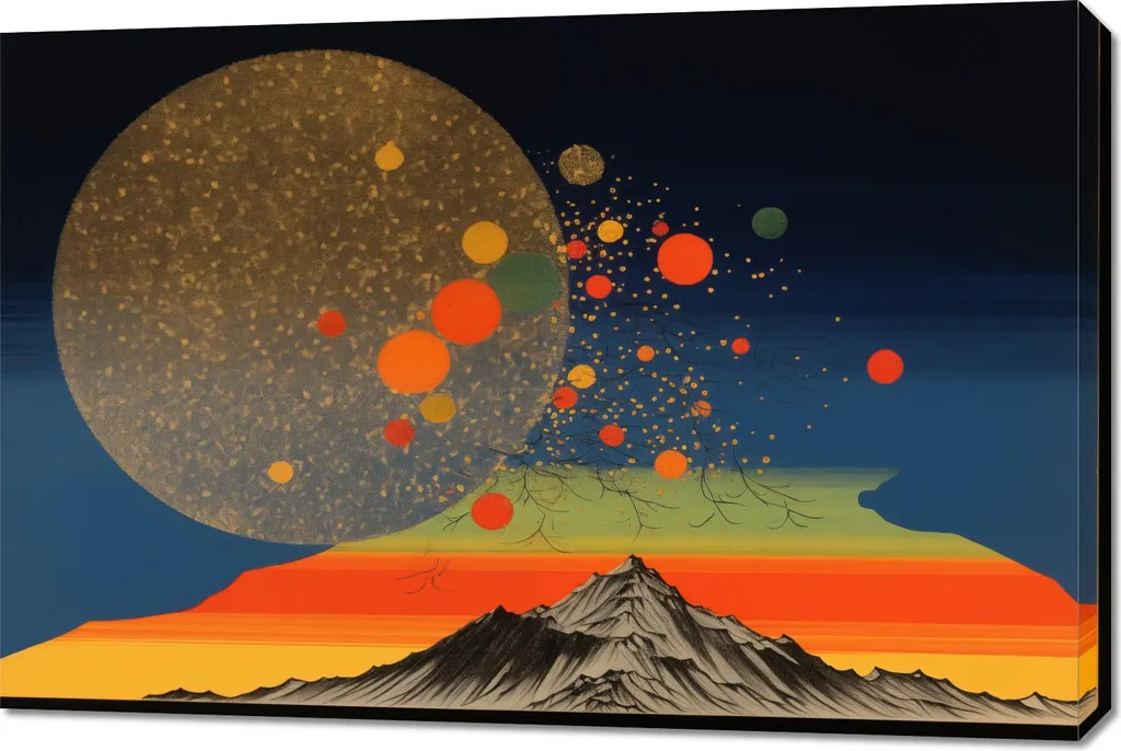 Affiche d'Art 90 x 60 cm Pour le monde - Décoration Murale de Salon