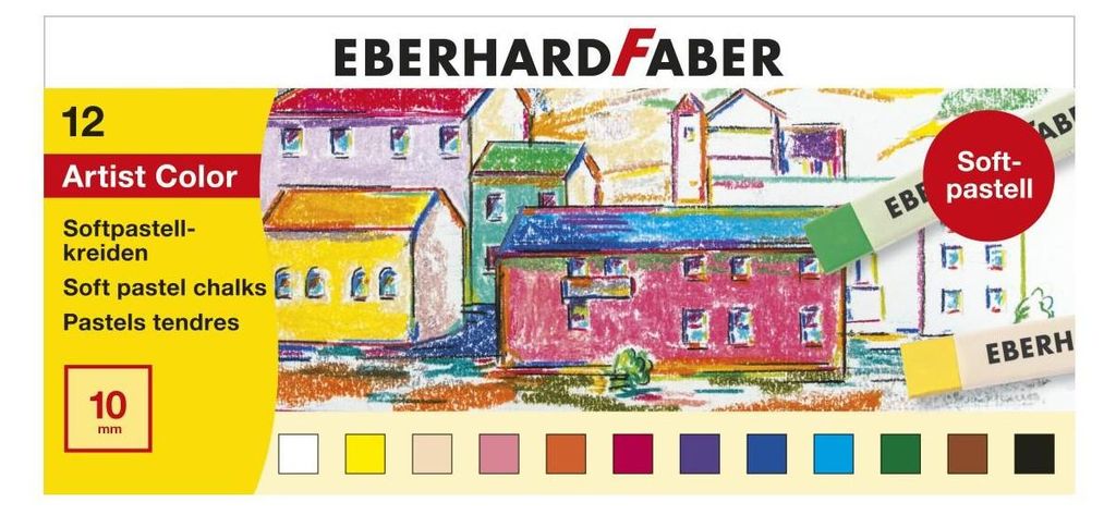 Eberhard Faber EFA Soft Pastellkreiden 12er Produktbild 