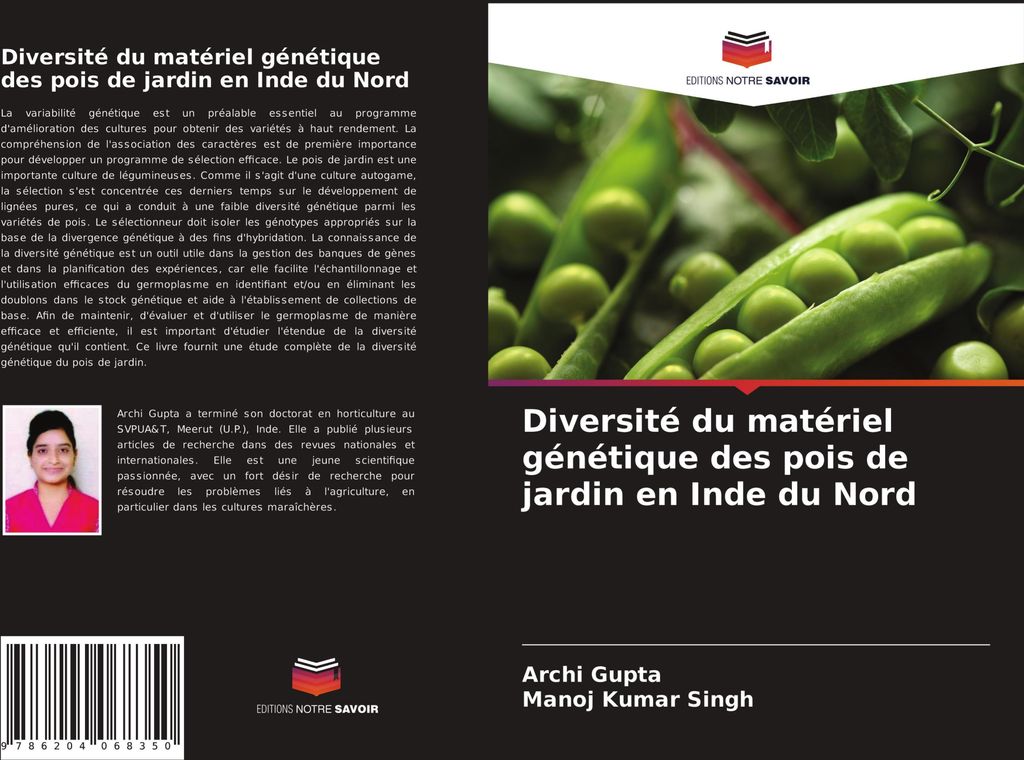 Diversité du matériel génétique des pois de jardin en Inde du Nord
