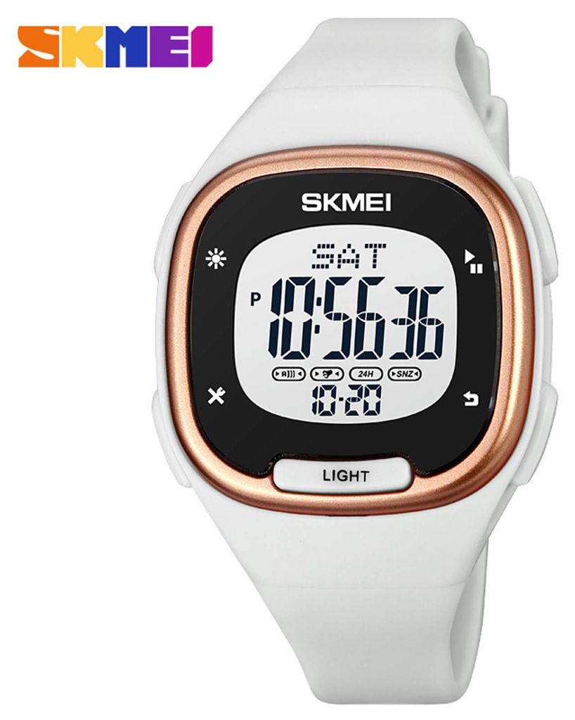SKMEI 1959 Sportuhren Countdown Doppelzeituhr Wecker Chronograph Tisch Digitaluhren 50 Meter wasserdichte Uhr