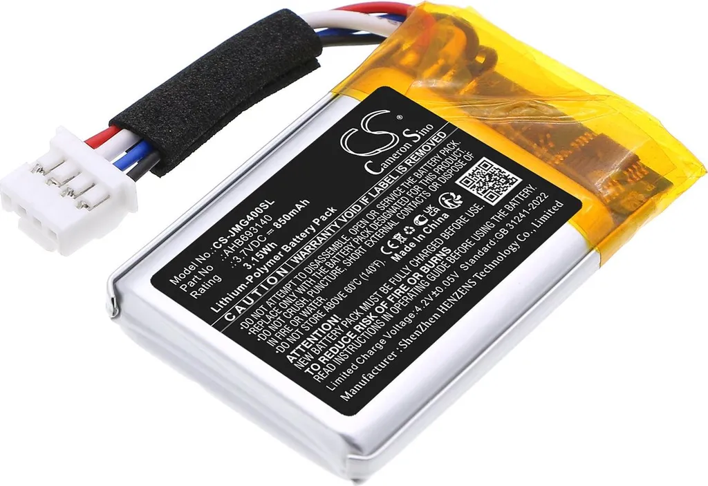 Batterie AHB693140 pour JBL Go4 - Autonomie Stable et Protection Intégrée