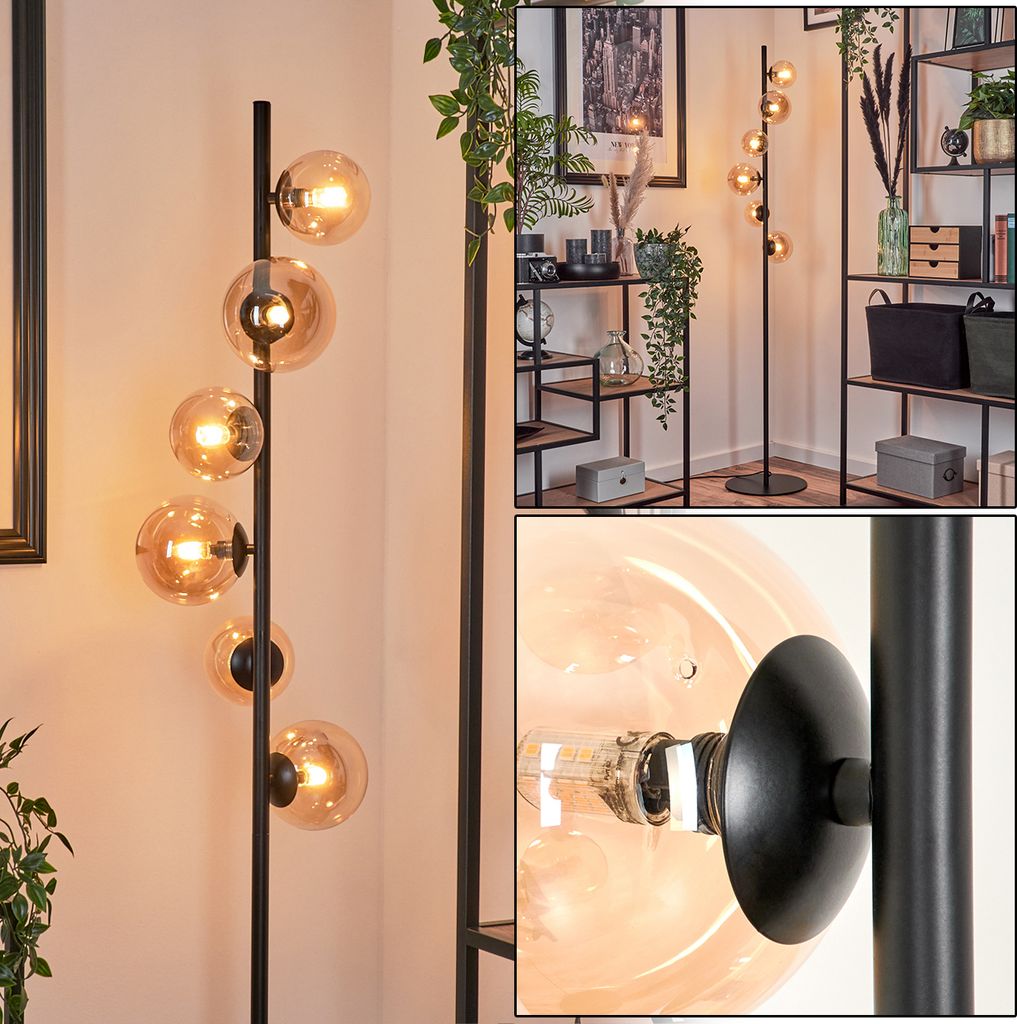 Garaguso Stehlampe aus Metall/Glas in Produktbild 