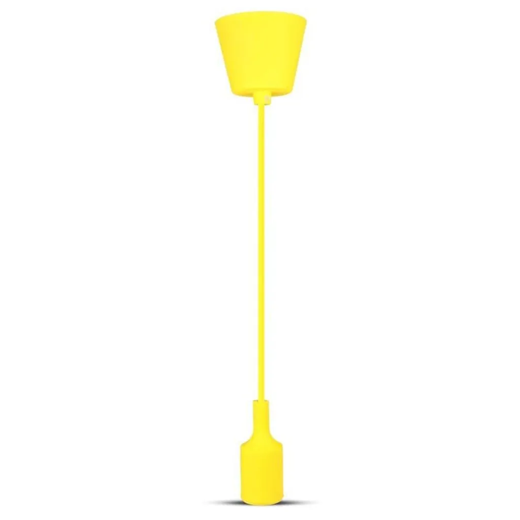 Lustre Plafonnier Jaune E27 V-TAC - Luminaire Suspendu pour Salon et Cuisine