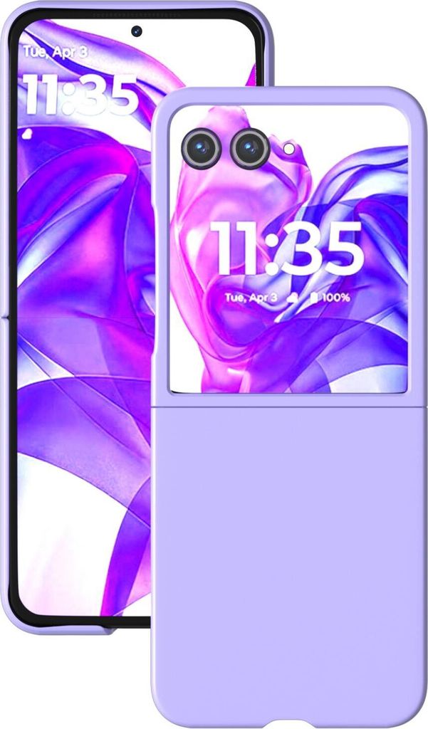 Mobigear Colors Motorola Razr 50 Ultra Hülle Hardcase Backcover - Lila