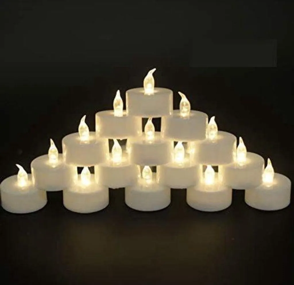 Lot de 6 lampes à bougie LED rechargeables avec socle de charge USB