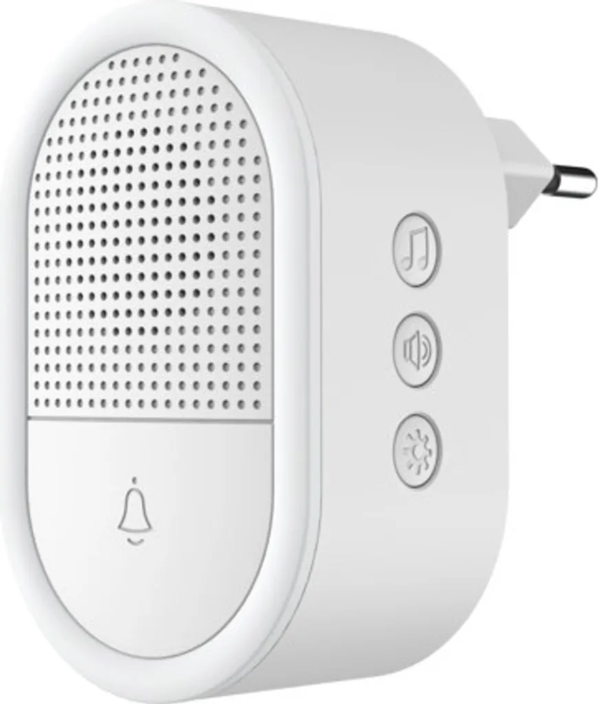 Solution Alerte Maison Beafon Visitor 2V Cloche 95dB Blanc 4 Tons