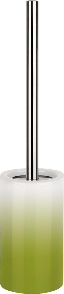 Spirella "Tube" WC Bürste Toilettenbürste Klobürste WC Garnitur aus Porzellan Weiß/Grün